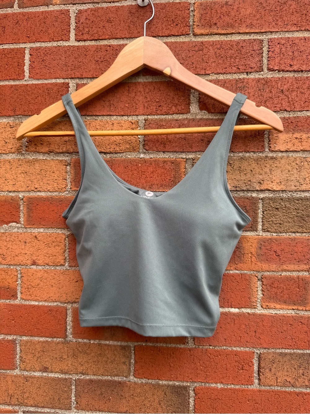 90 Degree By Reflex Flex Forte Longline Sports Bra Tank Sage Green XS NWT